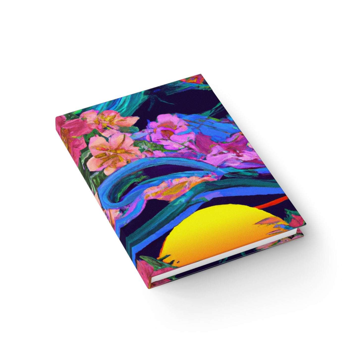 Wavy Sunset Custom Design Journal