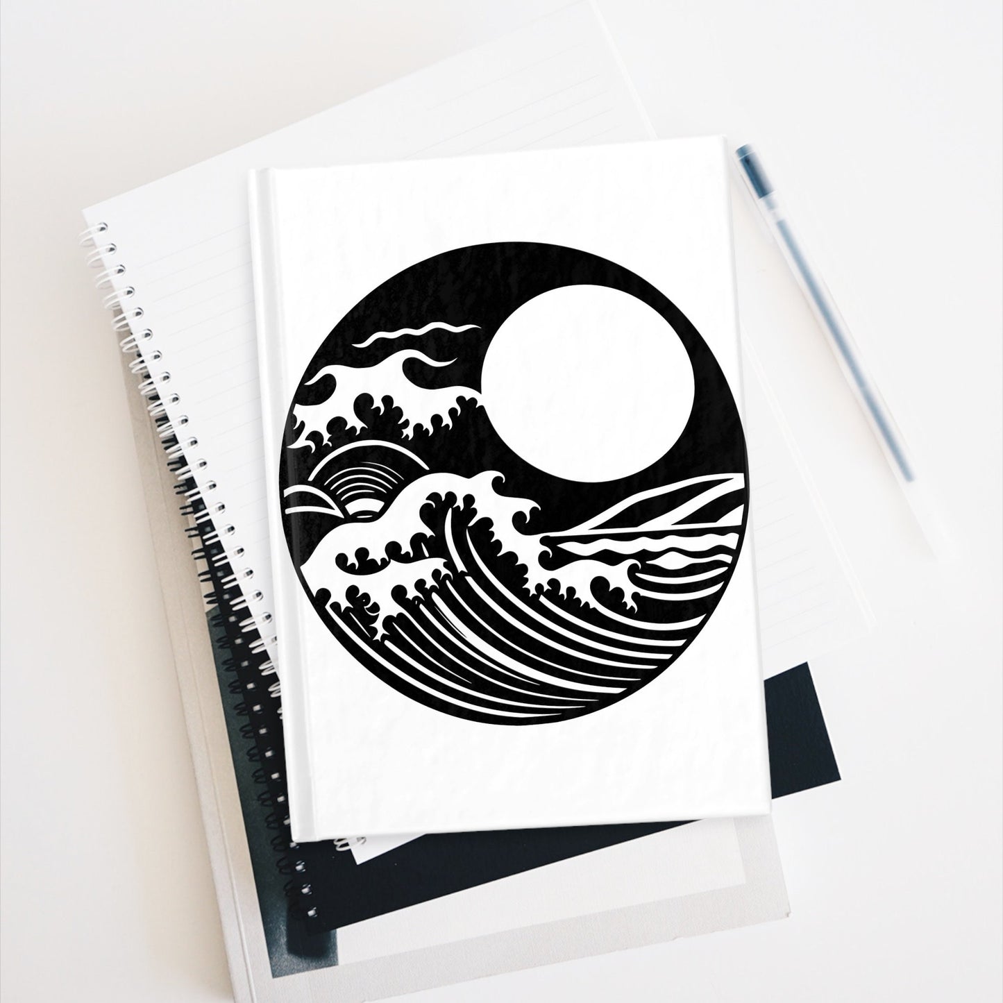 Night Waves Custom Design Journal