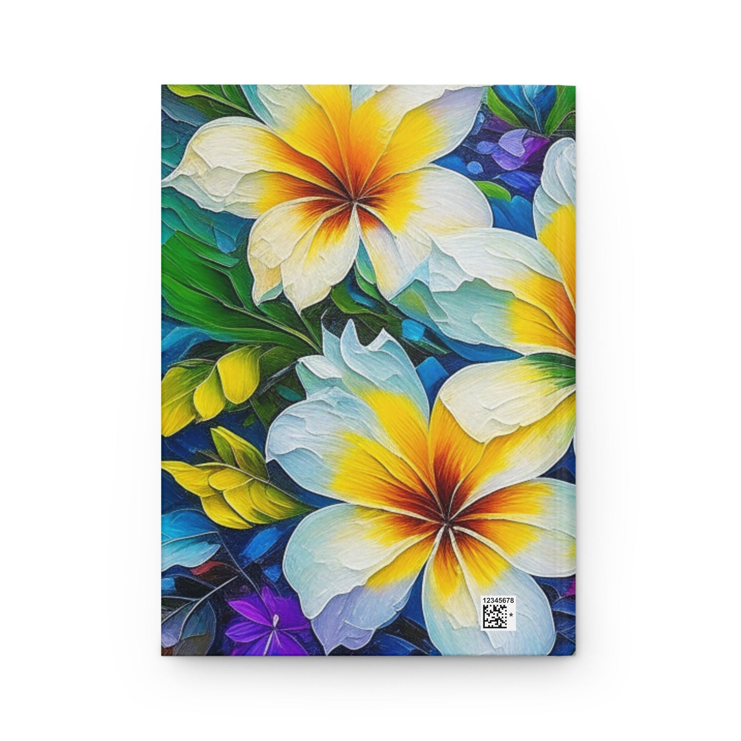 Abstract Pastel Plumeria Custom Design Journal