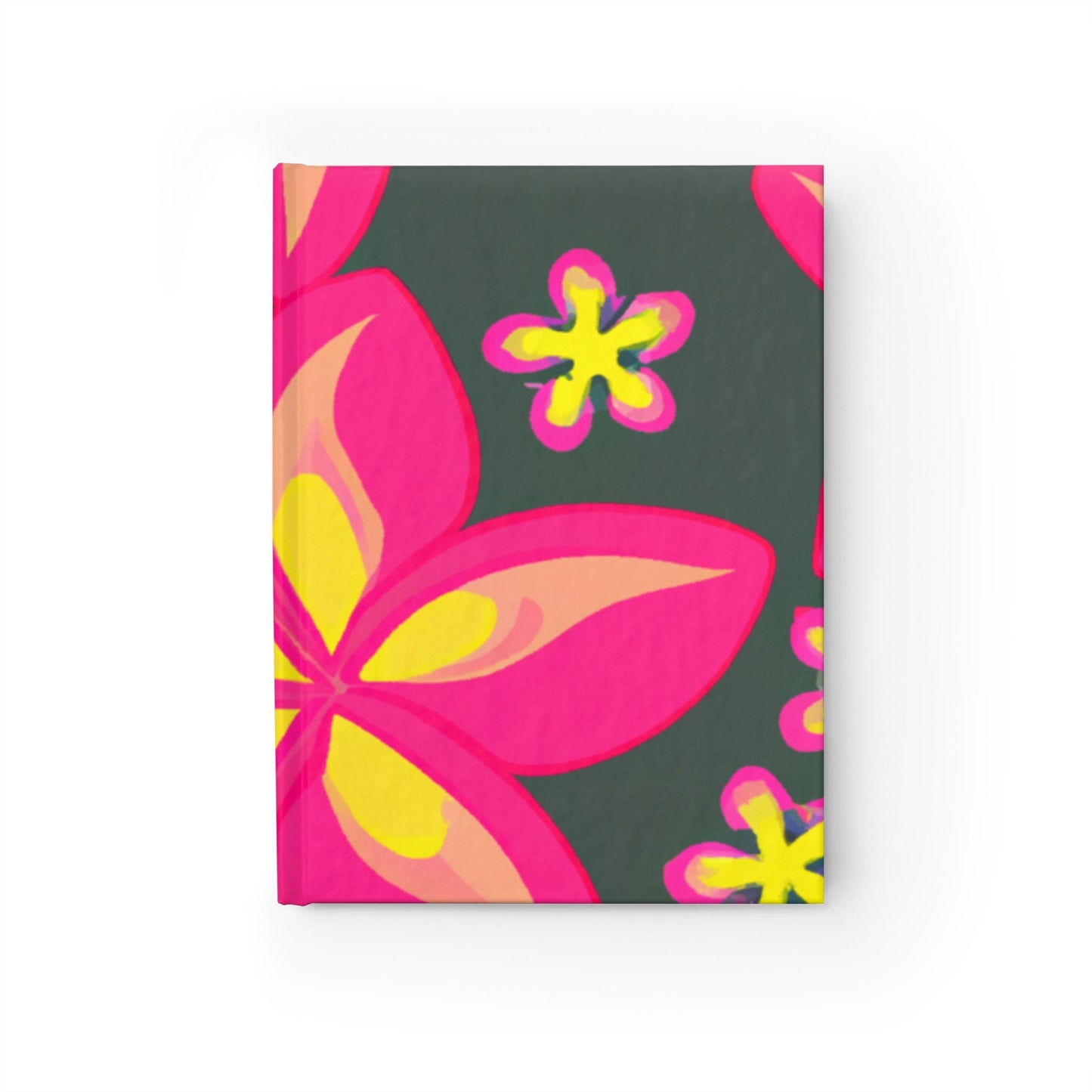 Neon Pink Plumerias Custom Design Journal