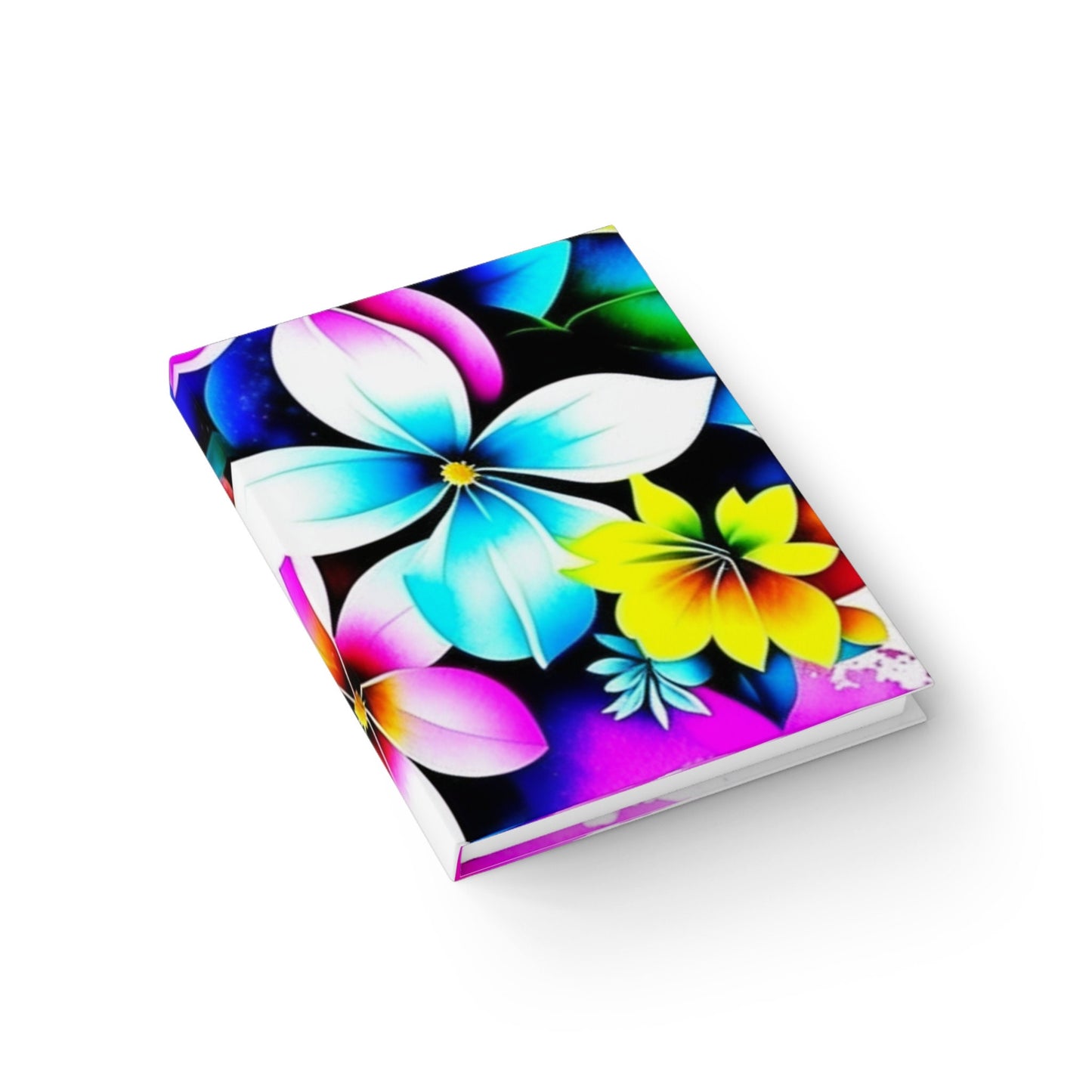 Abstract Pastel Plumeria Custom Design Journal