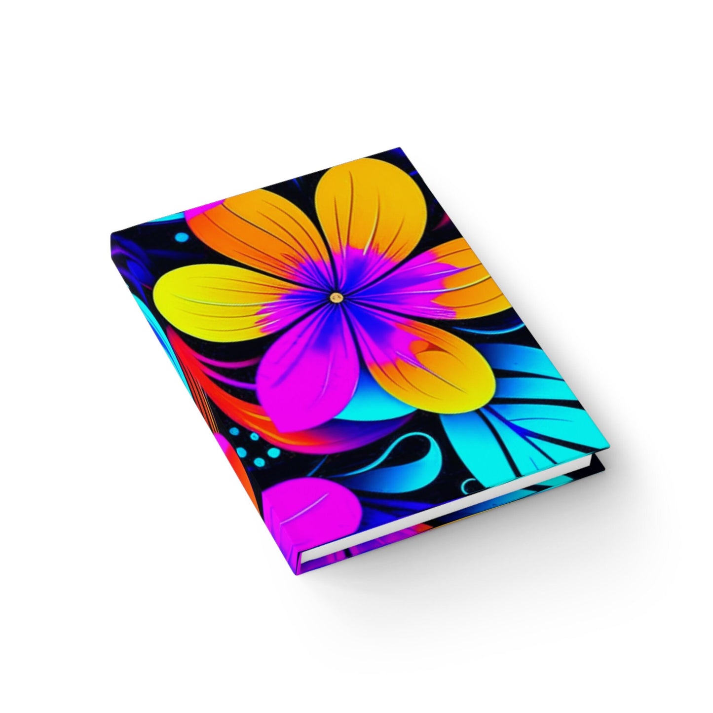 Neon Plumerias Custom Design Journal