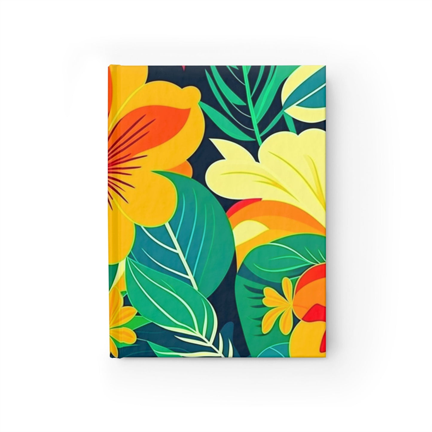 Tropical Leaf Print Custom Design Journal