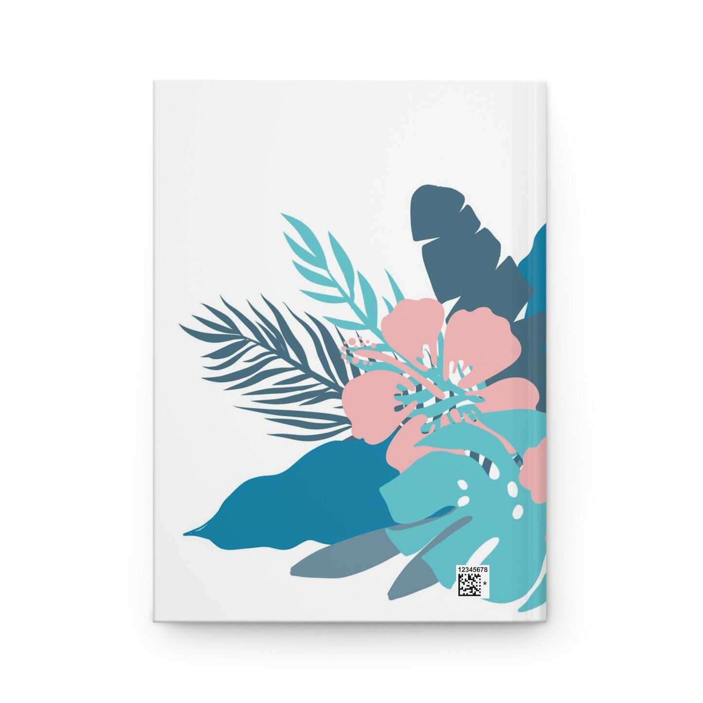 Pastel Tropical Bouquet on White Custom Design Journal