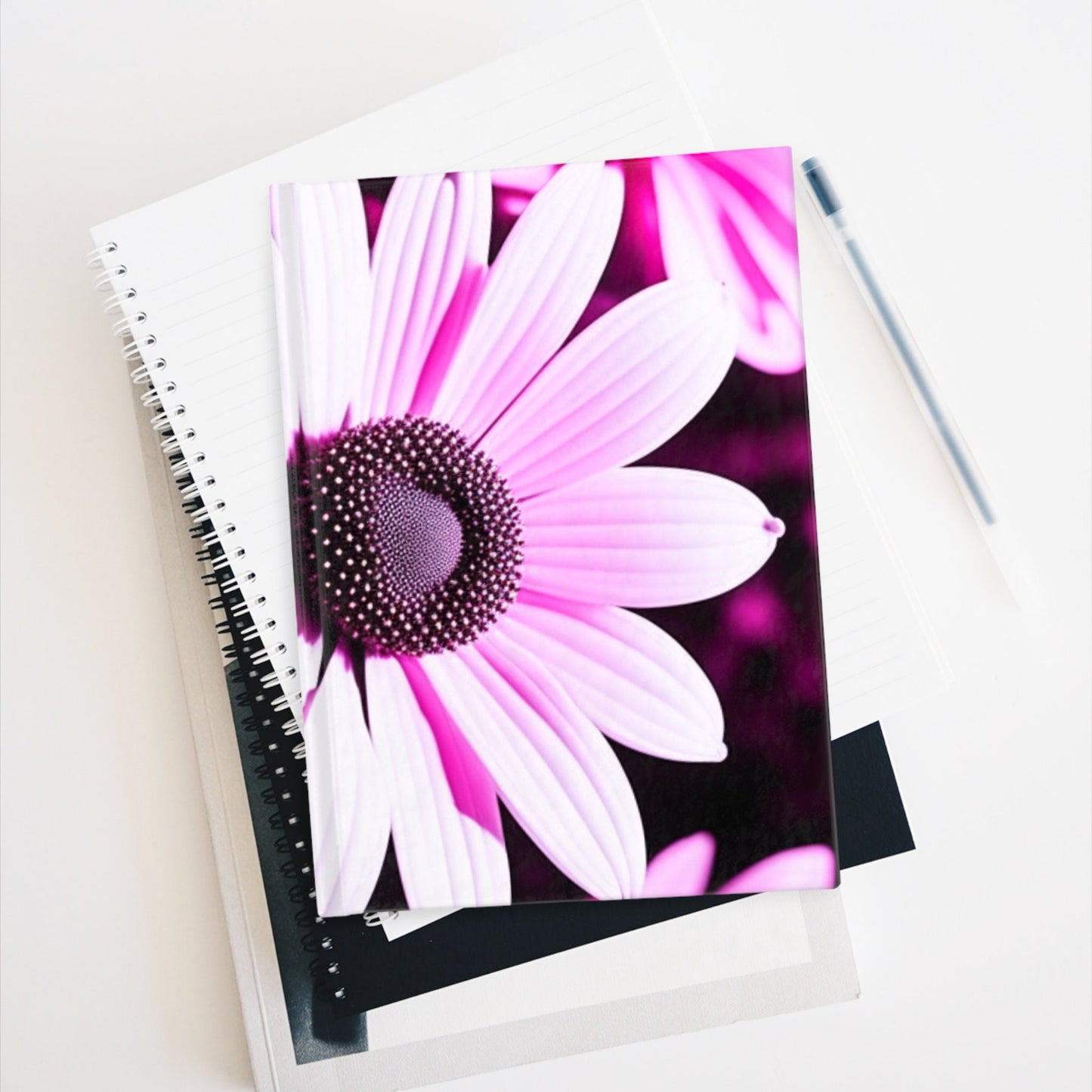 Pink Daisies Custom Design Journal