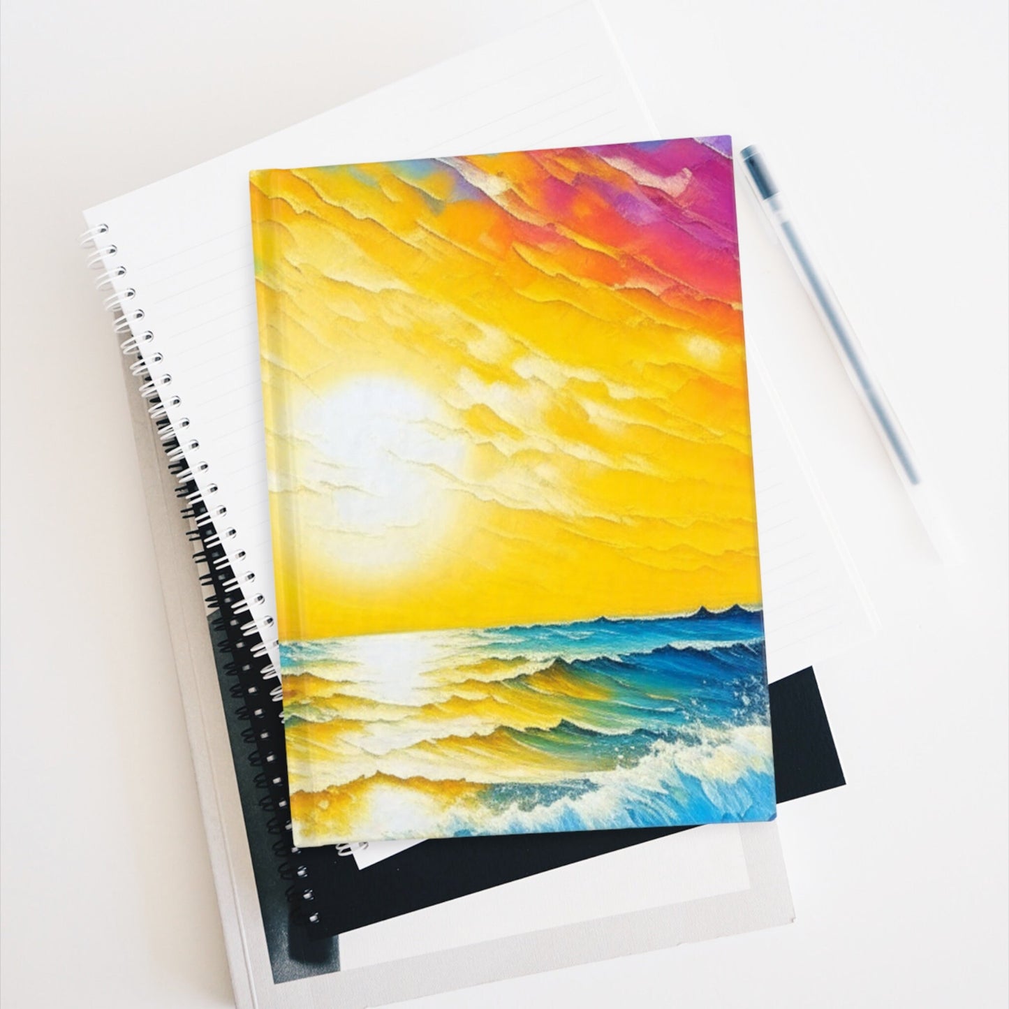 Acrylic Sunset Custom Design Journal