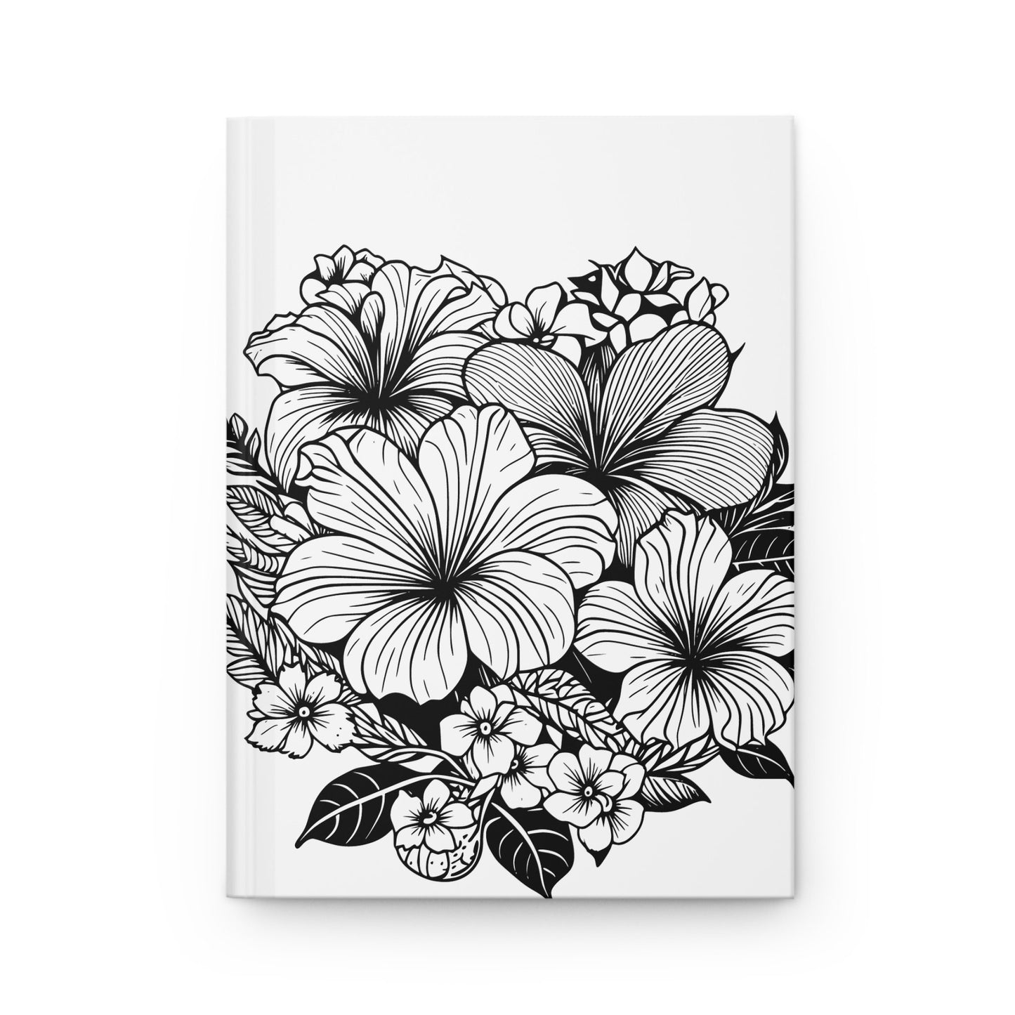 Black and White Tropical Custom Design Journal