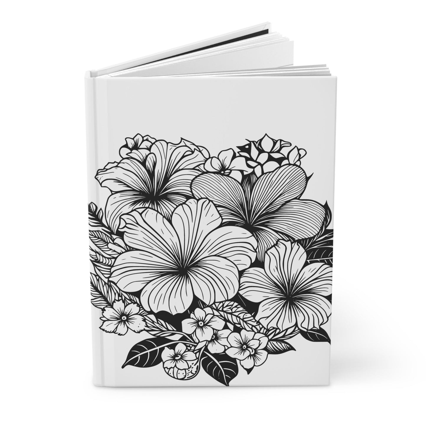 Black and White Tropical Custom Design Journal