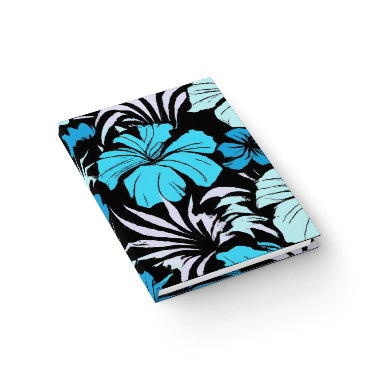 Blue Hibiscus Custom Design Journal